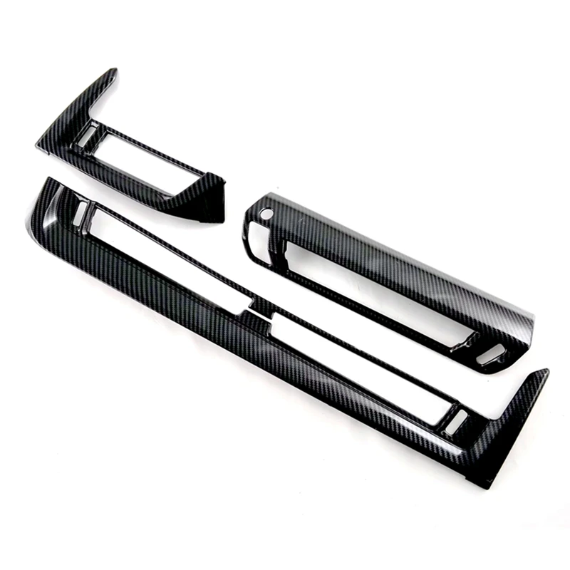 

Для BMW X1 U11 2023 2024 центральное управление приборной панели автомобиля Крышка вентиляционного отверстия отделка запасные части Аксессуары-ABS углеродное волокно