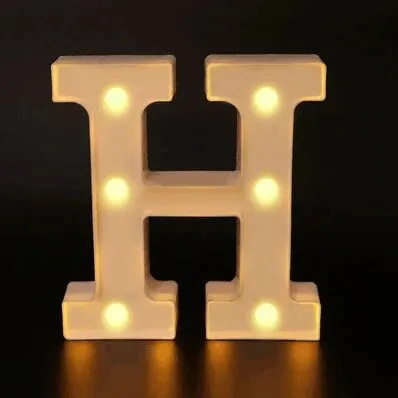 Illuminated LED Alphabet Letter Light - Stylish Decor