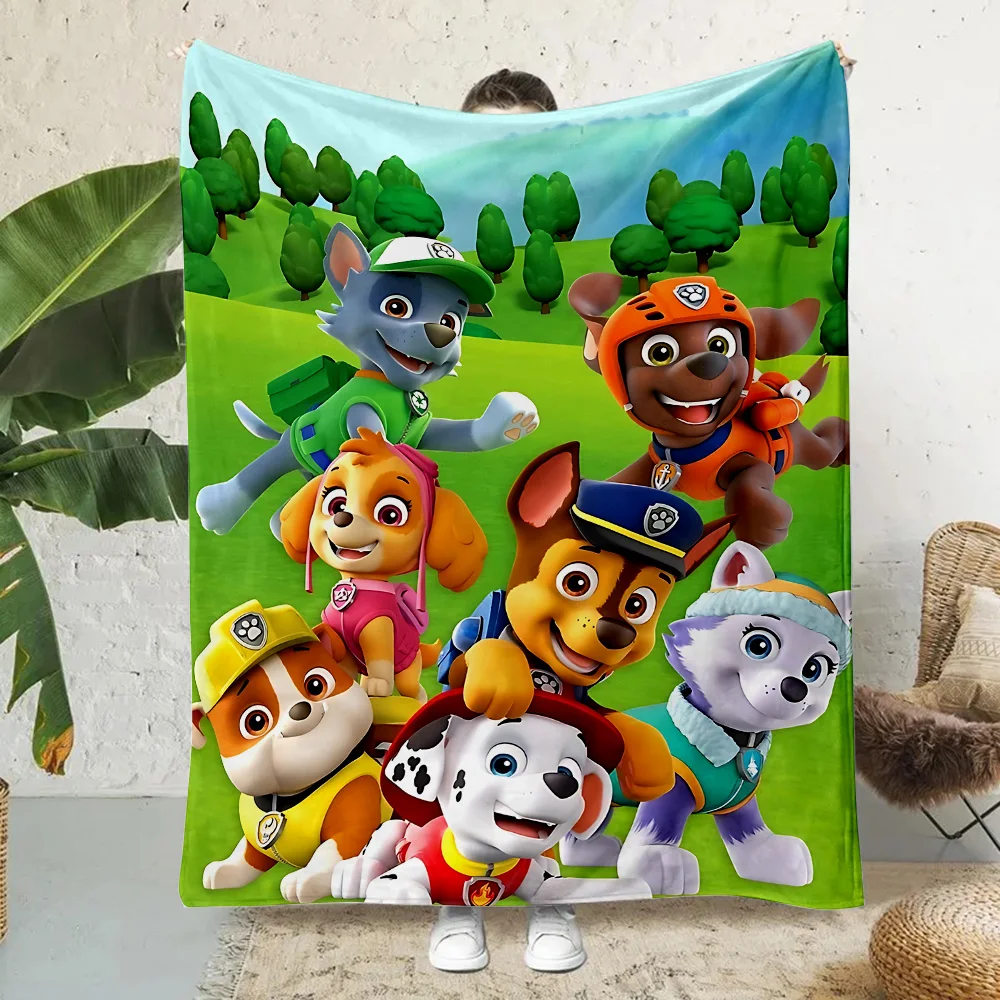 Hot Animation Patrols Printed Blanket Picnic Blankets Warm Blanket Soft and Comfortable PAWs Blanket Home Travel Birthday Gift 2