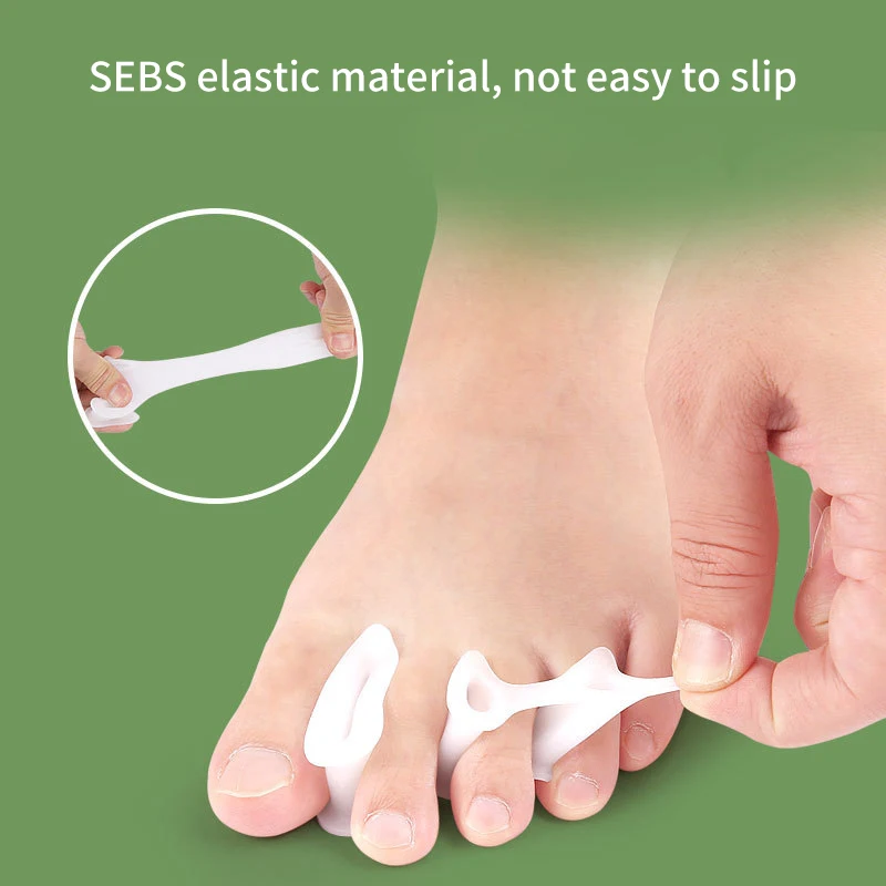 

1Pair Toe Separators & Ball of Foot Cushions Toe Spacers to Correct Your Toes Bunion Pain Relief Hammertoe Corrector