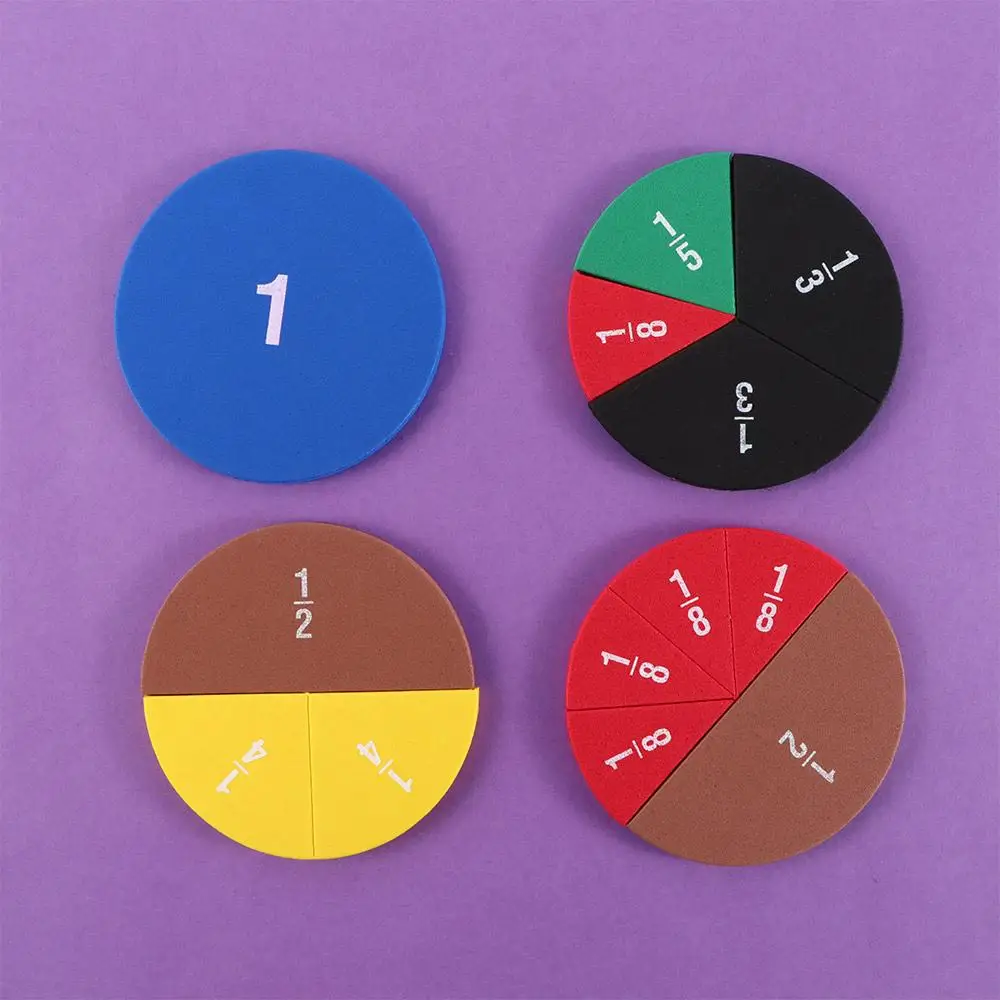 

Education Learning Tool Fraction Instrument Demonstrator Math Teaching Toy Montessori Educational Fraction Educational