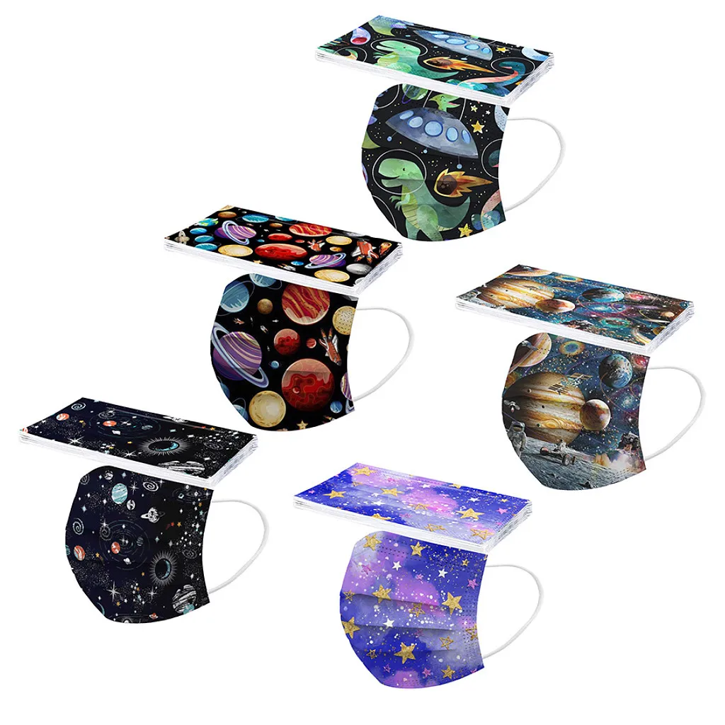 Children's Mask Space Disposable High Quality Mask Industrial Earhook 50PC Outdoor Dust-Proof Face Protective Disposable face mask,disposable face mask