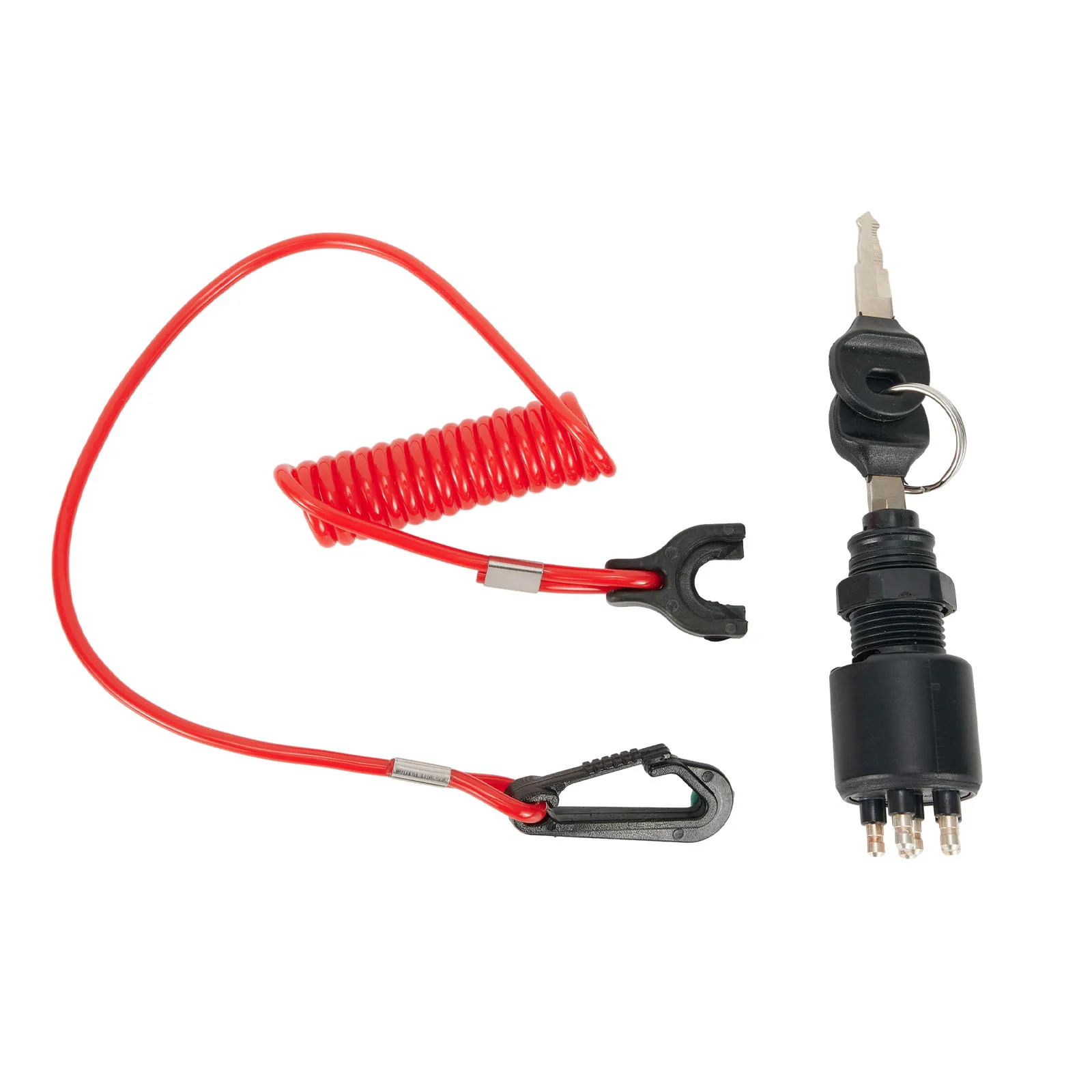 Marine Ignition Switch Key With Lanyard 5005801 For OMC For Johnson Evinrude 40-200HP Outboard Motor Accessories