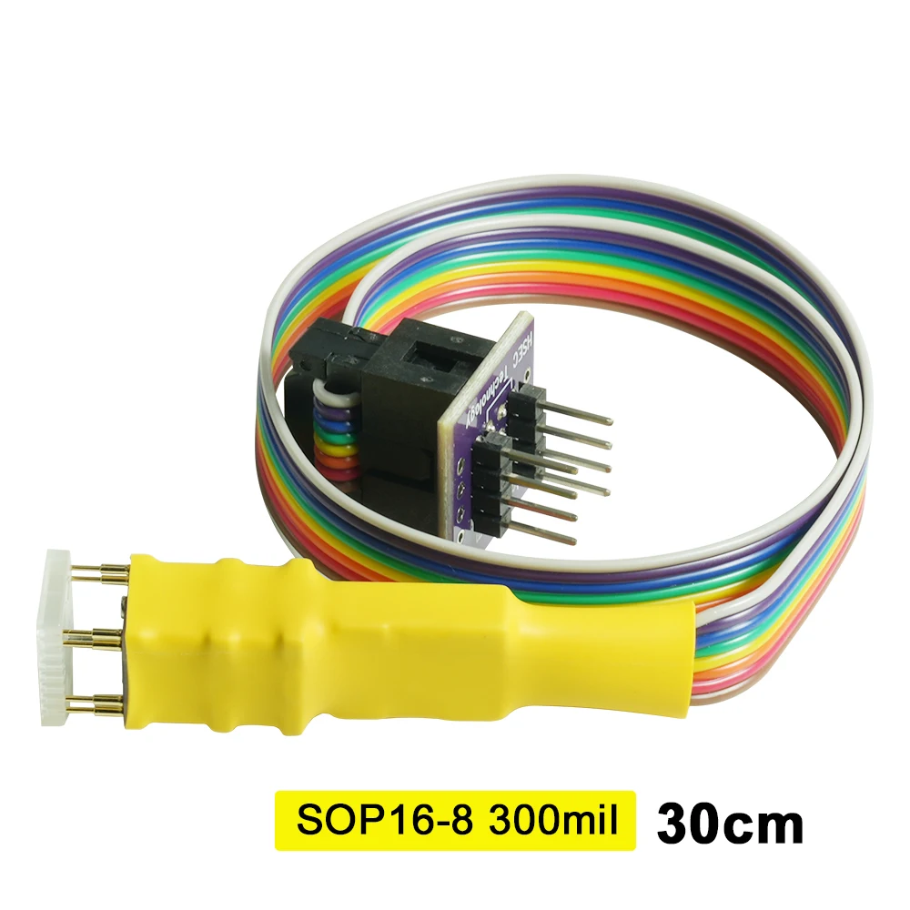 1pcs SOP16 300mil 테스트 프로브 스프링 니들 플래시 EEPROM 칩 프로그래밍용 다운로드 케이블 버너 도구