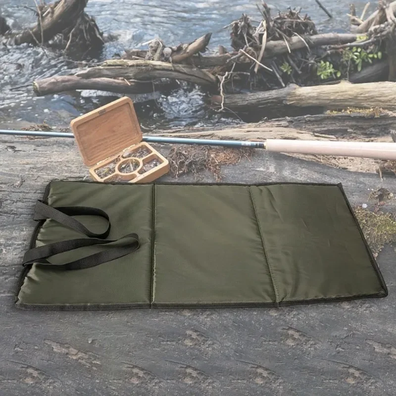 Tapis décrochage pliable épais - Coussin protection poisson portable - Pêche carpe et leurre extérieur