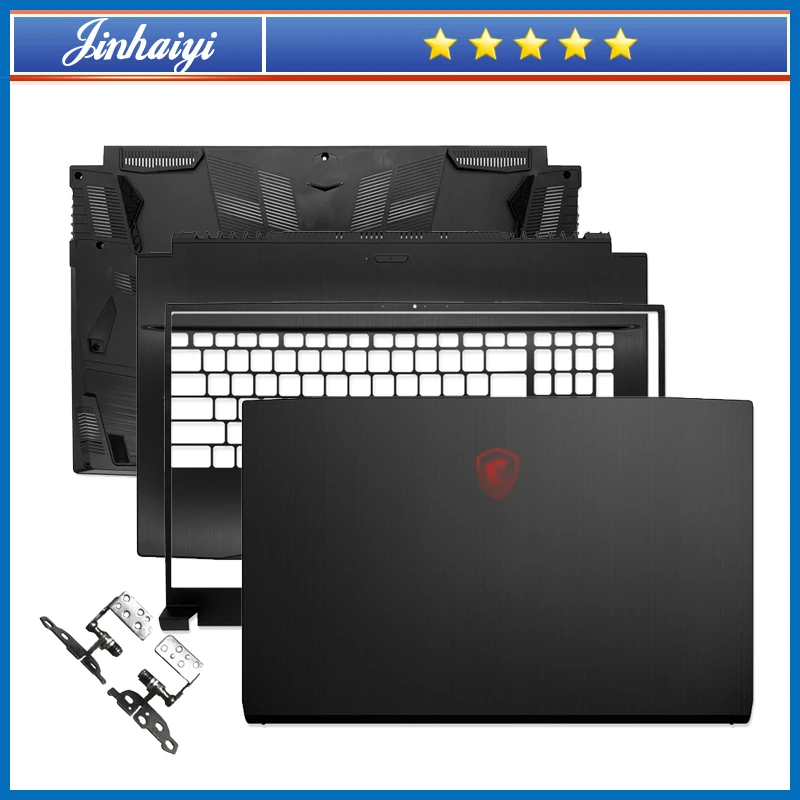 Laptop Tela de Volta Case Quadro Shell Inferior Palma Resto Dobradiça Moldura Capa para Msi Gf75 Ms17f1 17f2 17f3 17f4 17f5