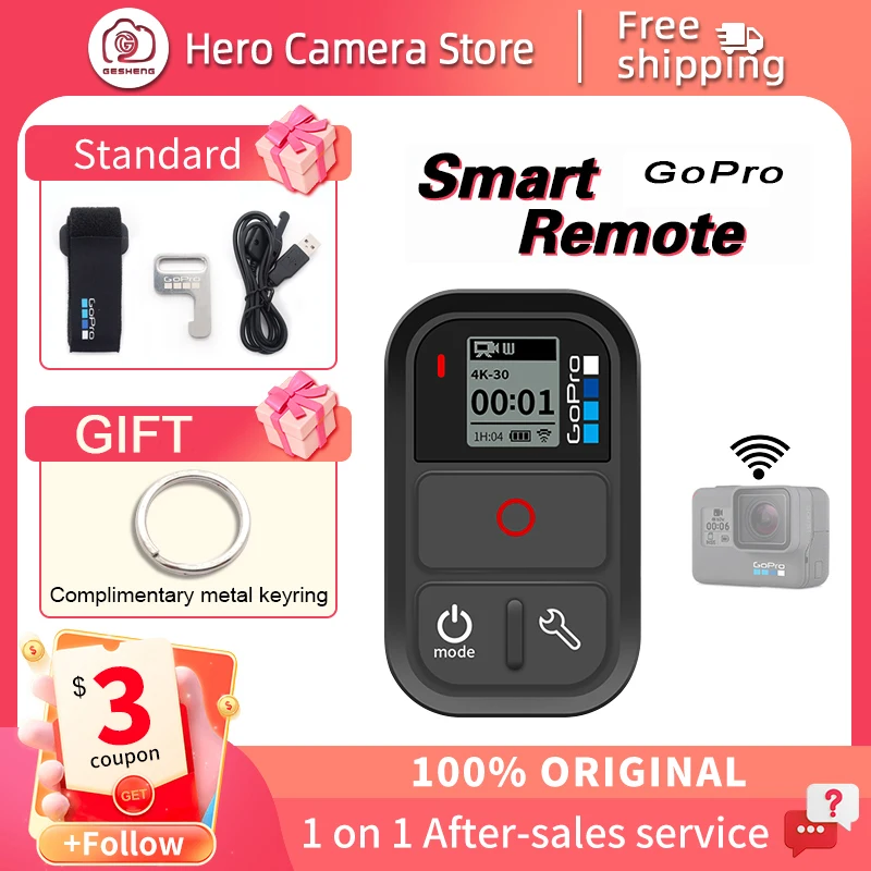 GoPro Remote Controls for gopro hero8 Black hero5 hero4 hero7 hero6