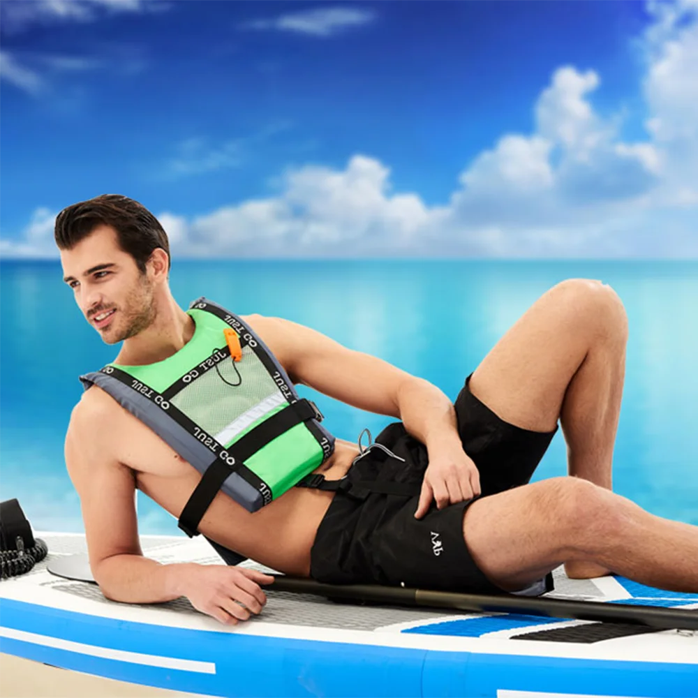 

2023 Portable Adult Kayak Lifejacket Buoyant Swimming Lifejacket Water Sports Sailing Fishing Surfing Drifting Safety Lifejacket