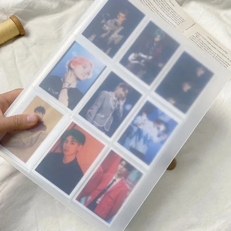 A4 Kpop Photocard Binder Ins Creative Photo Album Idol Photocards Holder Book Korean Binder Photocards Album De Fotos