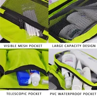 Hanging Men's Toiletry Bag Large Waterproof Cosmetic Bags Travel Organizer Lady Toiletries Makeup Toilet Foldable Bathroom Kit 5