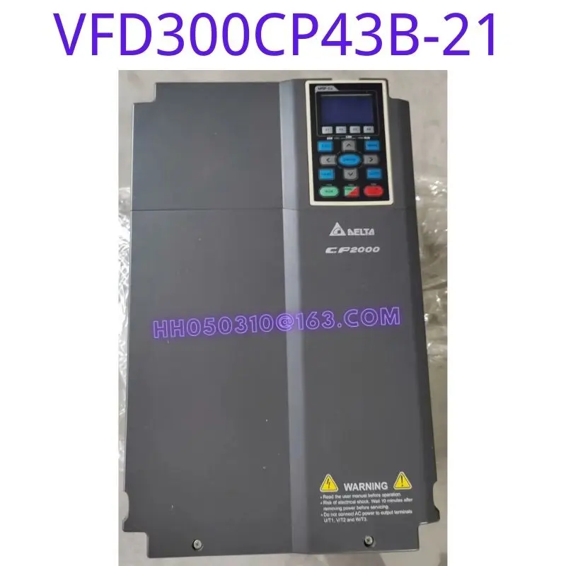 

The function of the second-hand CP2000 series 30KW frequency converter VFD300CP43B-21 has been tested and is intact