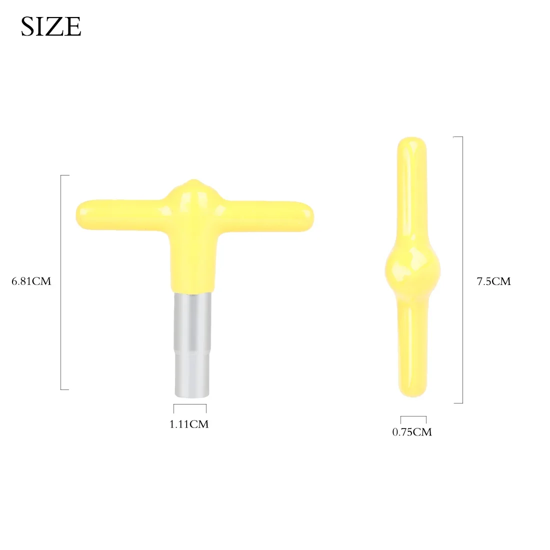 Drum Tuning Key Adjustment T-Wrench Zinc Alloy Silicone Protective Sleeve Percussion Musical Instrument Accessories Parts