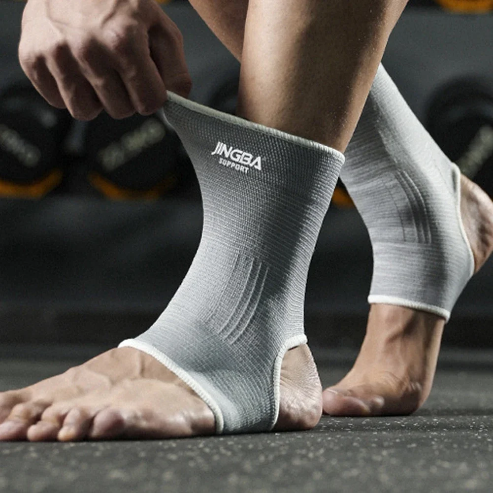 Fitness Ankle Straps Ankle Straps Ankle Support Ankle Support Brace 2Pcs Knitted Ankle Support For Sprains Arthritis Tendonitis Running Football Foot Protection Ankle Sleeve Sock Sports Anklet