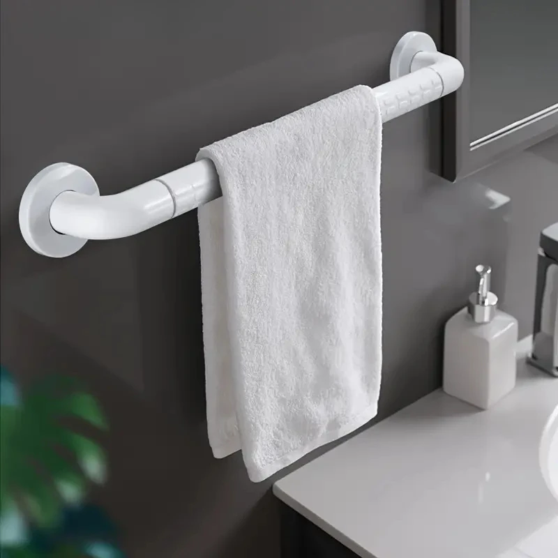 

Bathroom with Luminous Safety Anti Fall Handrails Stainless Steel Handles Bathroom Accessories