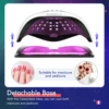 UV LED Lamp For Nail Manicure 72LEDS Professional Gel Polish Drying Lamps With Timer Auto Sensor Manicure Salon Tool 6