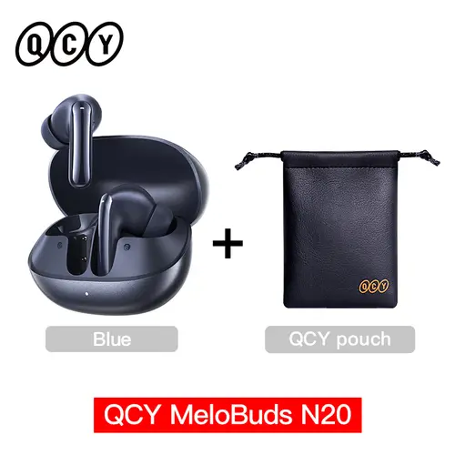QCY Melobuds N20 HT20 Adaptive Hybrid Noise Cancelling -50dB Wireless  Bluetooth 6.0 Earbud 13mm Drivers 6 Mics HD Call Earphone - Image 13