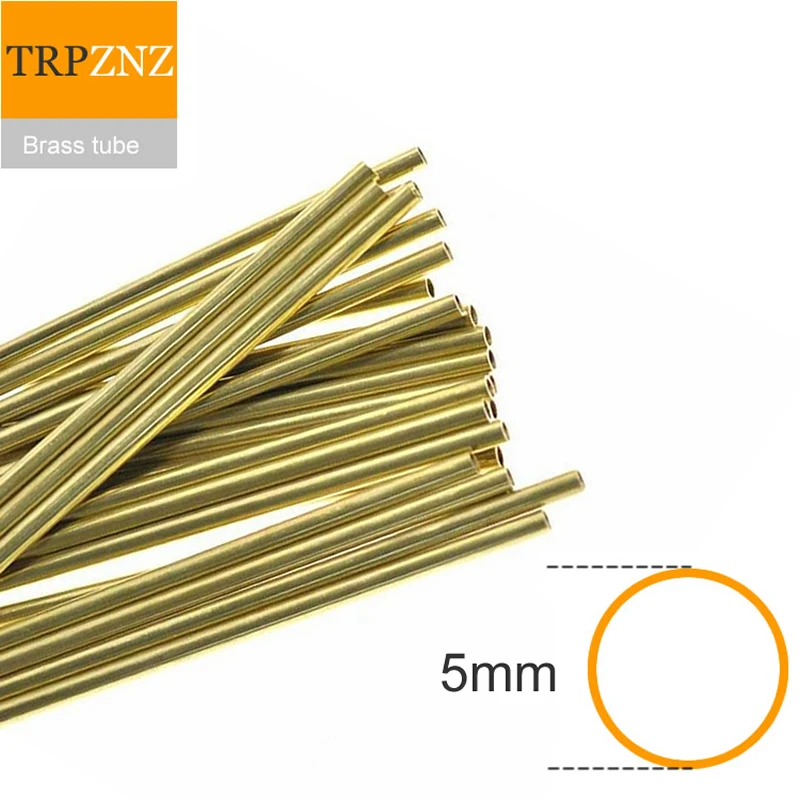 Brass Tube H62 thin outer diameter 5mm inner 4.6mm 4.5mm 4.4mm 4mm 3mm Micro copper Capillary Hollow brass tube,copper tube