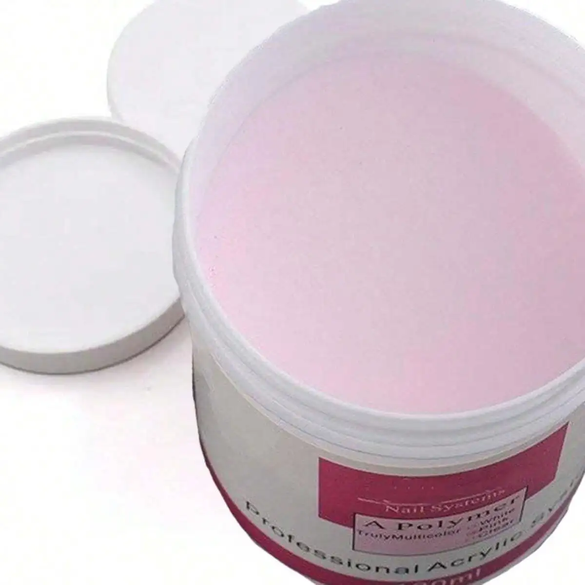120/150ML 4.23OZ Pink Clear& White Acrylic Powder No Need Nail Lamp Long-Lasting Acrylic Nail Powder For Nail Extension Carving 2