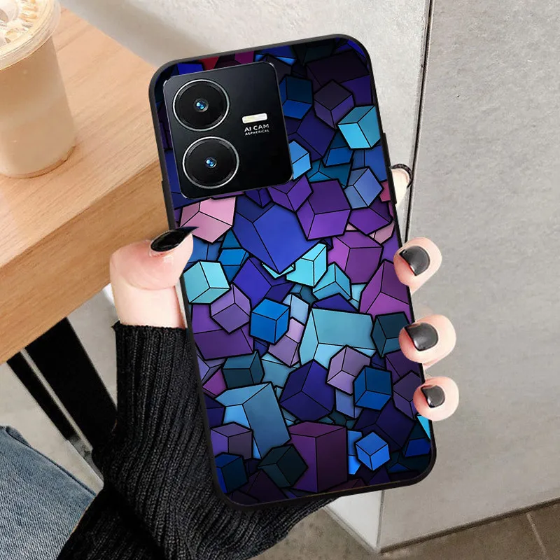 Wolf Cat Soft Silicone Shockproof Phone Cover, Black Bumper.