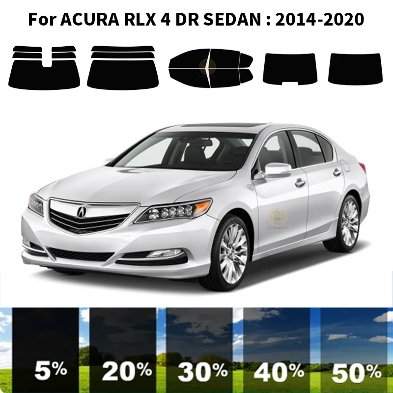 

Precut nanoceramics car UV Window Tint Kit Automotive Window Film For ACURA RLX 4 DR SEDAN 2014-2020