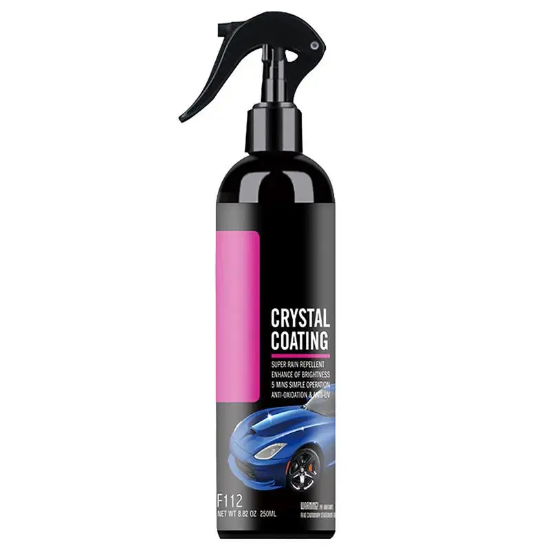 

High Protection Quick Car Coating Spray Spray Paint Care Wax Hydrophobic Scratch Remover 250ml Paint Sealant High Gloss Ceramic