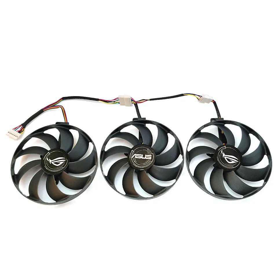 NEW 1SET FDC10H12S9-C T129215SU RTX 2080 2070 GPU Fan，For ASUS RX
