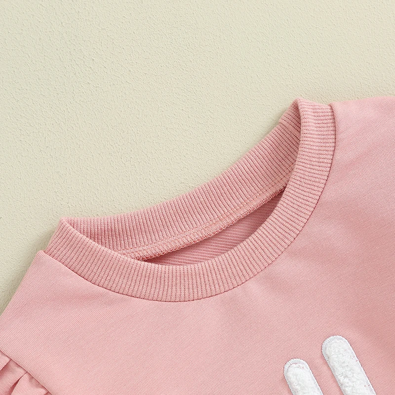 2023-09-08 Lioraitiin Baby Girls Sister Mataching Outfit Set Big Sis Shirt/Lil Sis Romper Crewneck Sweatshirt Romper 6