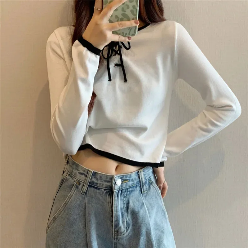 

2022 New Pullover Thin Base Shirt For Women’s Office Lady Tide Female Dress Free Shipping