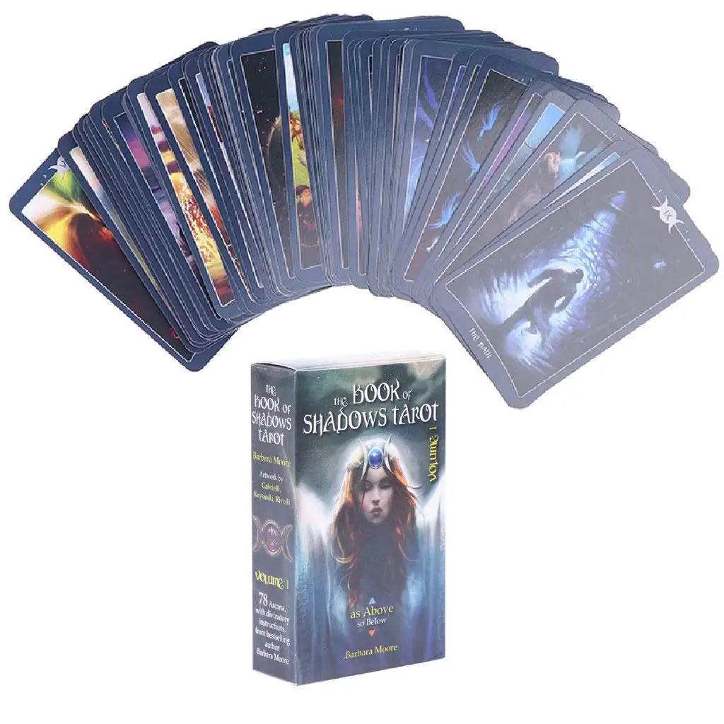 

10.3*6cm The Book of Shadows Tarot Card Oracle Card Party Prophecy Divination Board Game