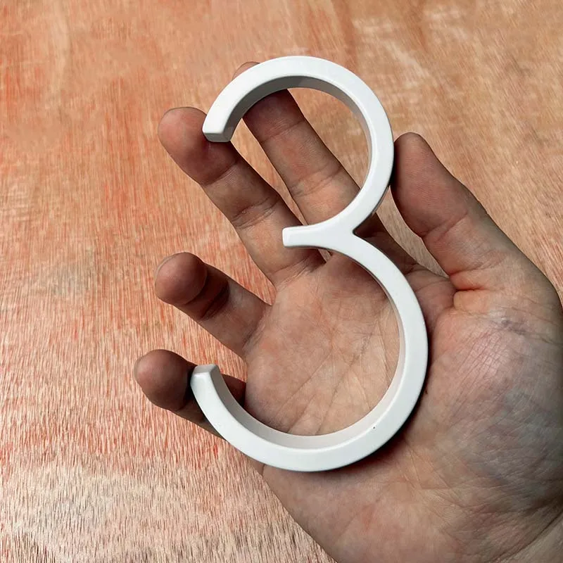 Numéro De Maison A, Design Numéro De Maison En Acier