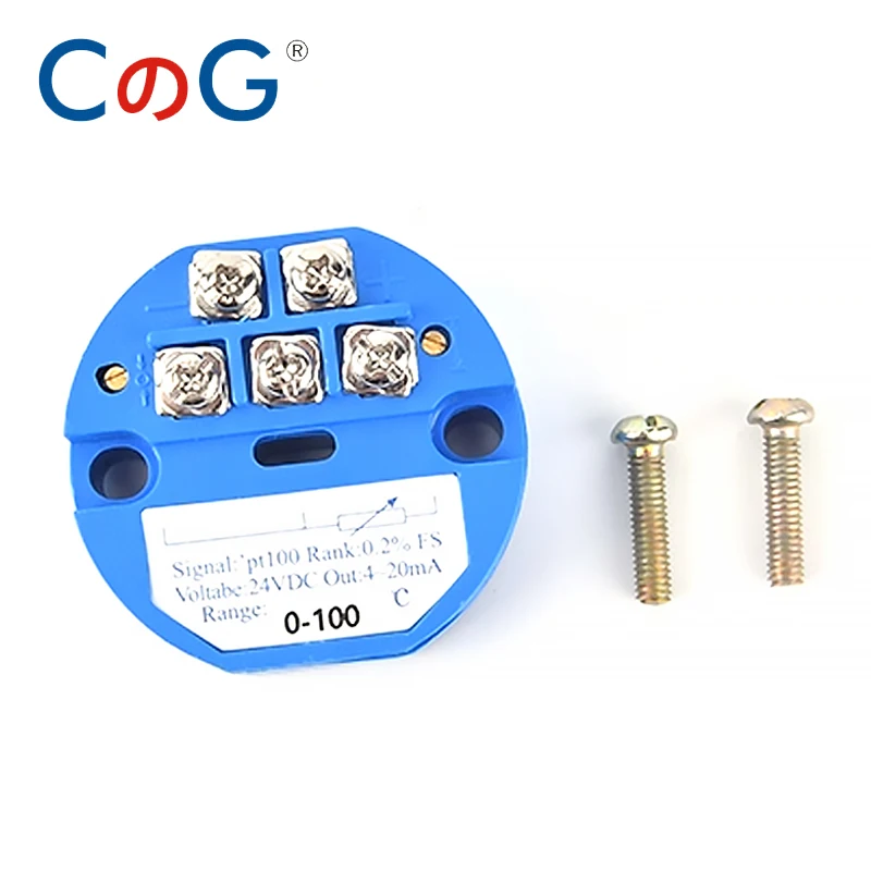 Advanced Temperature Transmitter Module with 4-20mA Output and DC24V Input