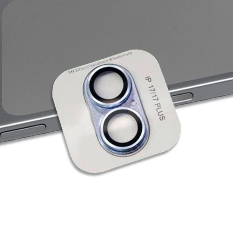 Premium Metal Camera Lens Protector with Tempered Glass and Alloy Case