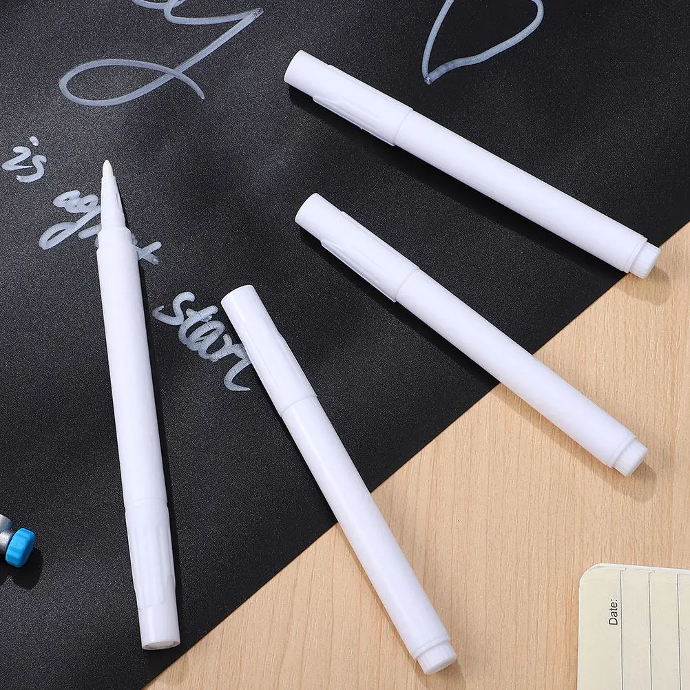 12Pcs 액체 분필 마커 칠판 유리 거울 벽용 캡 밀봉 잉크 유지 펜 크리 에이 티브 쓰기 펜