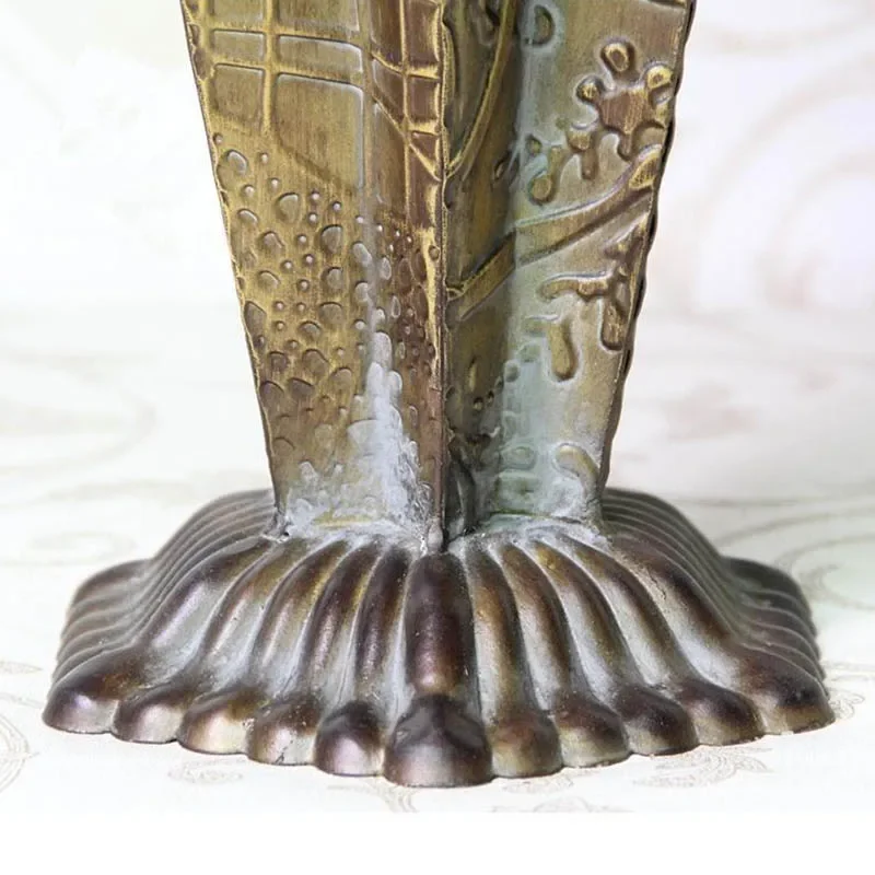 Creative Wrought Iron Rust-proof Stand Retro Craft Storage Bucket Holder Pool Umbrella Tray