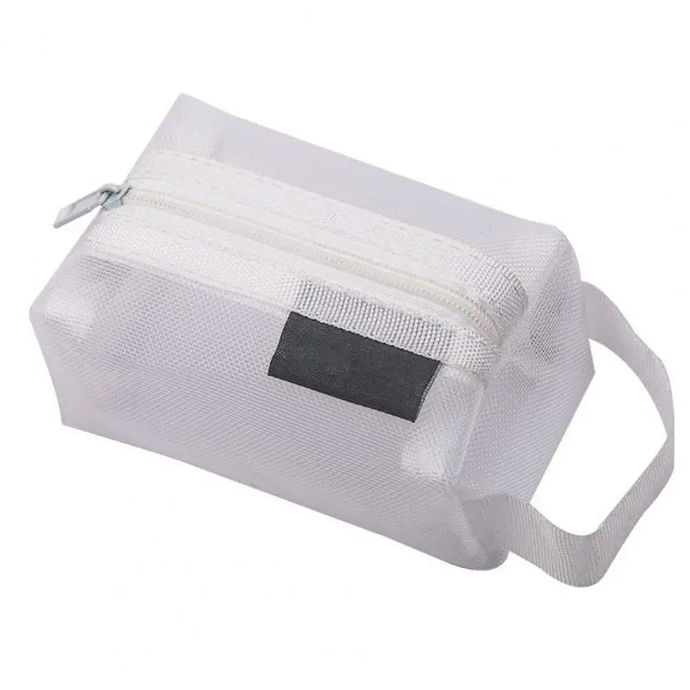 

Heavy Duty Storage Bag Storage Bag with Large Opening Versatile Clear Mesh Bag with Portable Handle Spacious for Students'