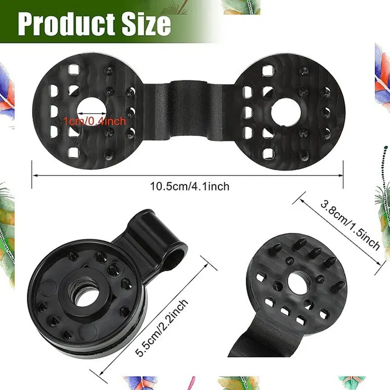 20pcs Heavy Duty Lock Grip Plastic Clips Greenhouse Shade Cloth Fix Clamp Tarp Clips Fence Fabric for Garden Netting
