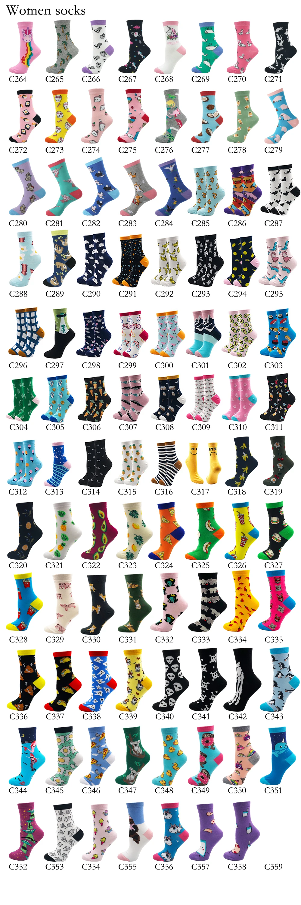 12 Pairs Warehouse Clearance WholesColorful Cotton Fashion Casual Men Funny Socks Stripe Grid Geometry Fun Socks