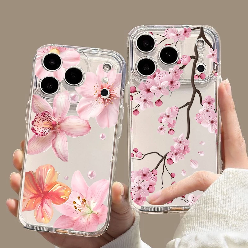 Cartoon Daisy Flower TPU Protective Phone Case