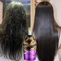 Masque capillaire magique à la kératine pour cheveux maltés, 5 secondes, répare les cheveux crépus endommagés, lissant, nourrir, lisser, soins capillaires 4