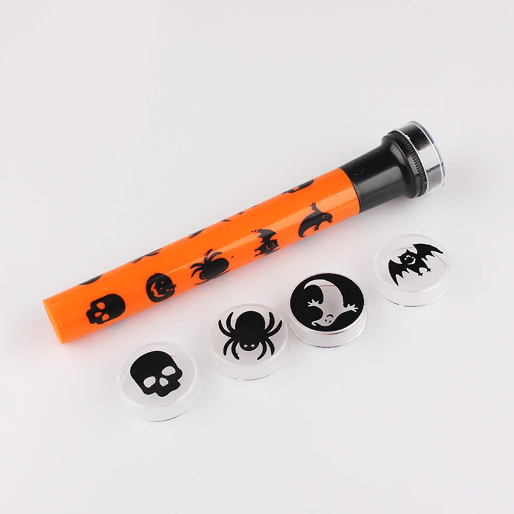 Pumpkin Pattern Halloween Lamp Flashlight Projector Ghost Haunted House