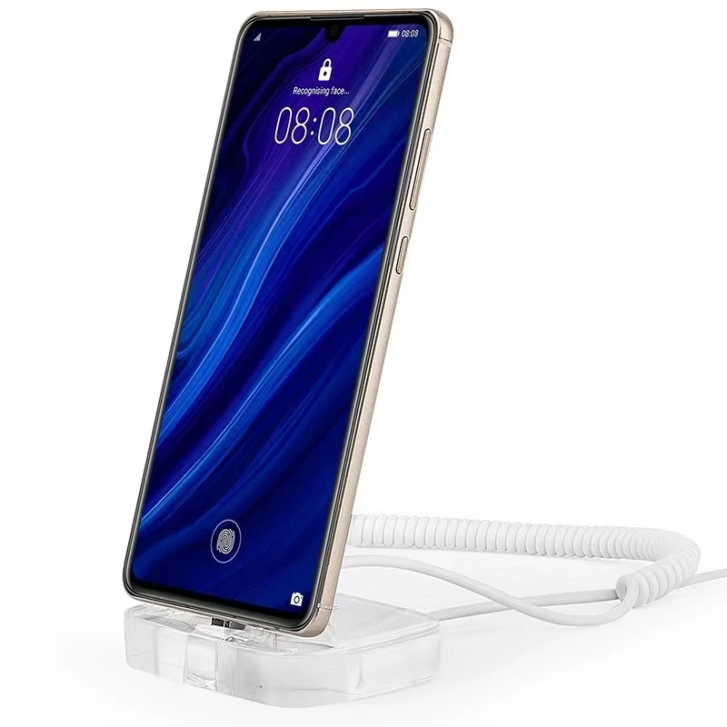 Mobile Phone Immobilizer Display Stand Rechargeable Cell Phone Store Security Display