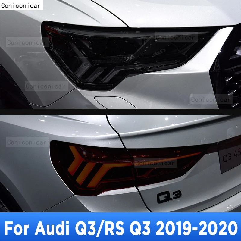 

For Audi Q3 RSQ3 2019-2020 Car Exterior Headlight Anti-scratch Front Lamp Tint TPU Protective Film Repair Accessories Sticker