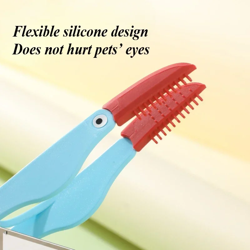 1pc Pet Tear Stain Brush, Cat Dog Eye Cleaner Brush, Eye Cleaning Clip,Dog Accessories,Cat Accessories Pet Products