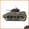 COOLBANK RC Tank 1/16 Scale 2.4ghz U.S. M5A1 Stuart Light Tank Model, Remote Control Tanks with Sound and Light  for Boys Adults 6