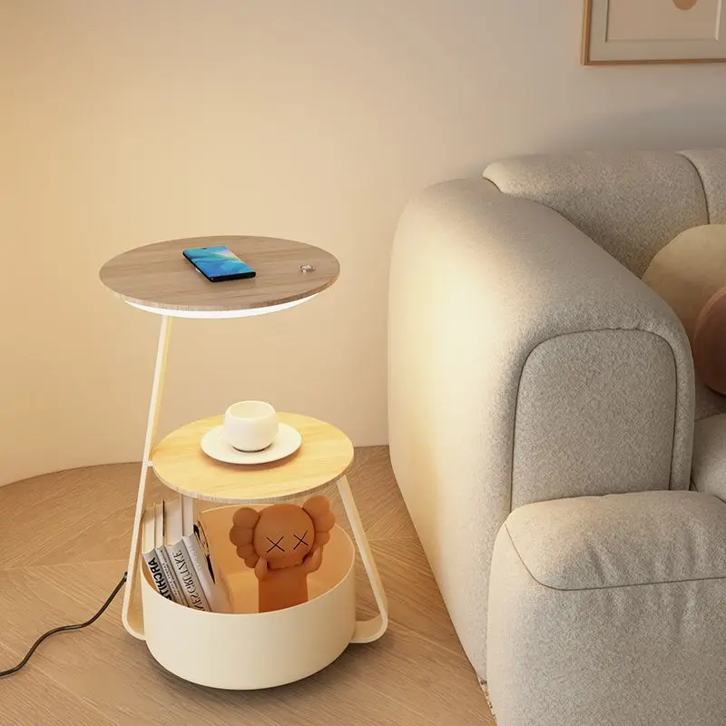 Bedside Cabinet Simple Modern Storage Rack Light Luxury High-end Side Table Small Cabinet Creative Bedroom Furniture Nightstand