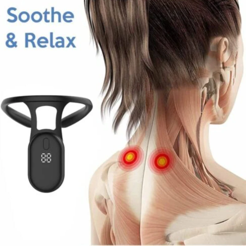 

New Body Shaping Neck Instrument Mericle Portable Ultrasonic Lymphatic Soothing Posture Correction Vibration Reminder Device