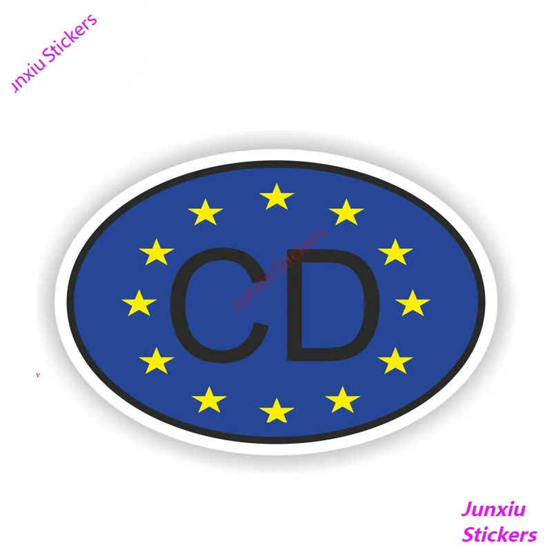 

CD Corps Diplomatic COUNTRY CODE Classic Car Stickers for Bumper Rear Windshield Laptop Suv Auto Exterior Accessories KK15*10cm