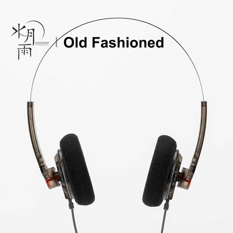 Moondrop Old Fashioned Portable On-Ear Headphone 40mm Large Dynamic Driver 0.78mm 2Pin Interchangeable Cable