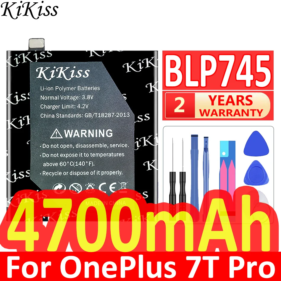 

Аккумулятор KiKiss BLP745 для OnePlus 7T Pro One Plus 1 + 7T Pro OnePlus7T Pro /7T/8 Pro 8Pro /8 1 + 8 A8000/7 Pro 7Pro аккумулятор + нет
