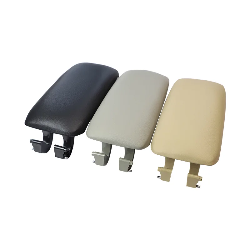 자동차 팔걸이 센터 콘솔 Audi A3 8P 2003-2012 팔걸이 교체 자동차 액세서리 용 검정색 가죽 PU 가죽 뚜껑